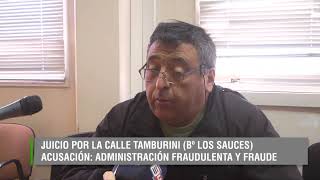 DANIEL SANDOVAL  ABOGADO DEFENSOR  COMENZÓ JUICIO POR PAVIMENTACIÓN SOBRE CALLE TAMBURINI [upl. by Ijat474]