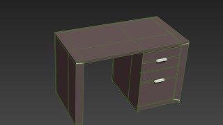 Моделирование письменного стола в 3DS Max 2016 Спальня Урок №9 [upl. by Kramnhoj]