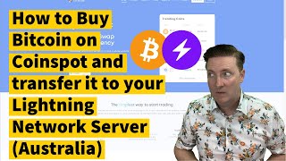 How to Buy Bitcoin on Coinspot and transfer it to your Lightning Network Server Australia [upl. by Buckingham]