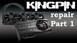 EVGA 3090 KINGPIN repair PART 1 [upl. by Yrahca]