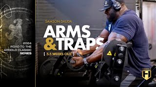 Samson Dauda Arms amp Traps Workout  55 Weeks Out  2024 Arnold Classic Series  HOSSTILE [upl. by Chari]