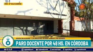 Paro docente por 48 horas en Córdoba [upl. by Terrilyn761]