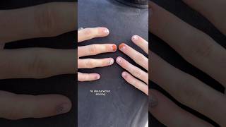 I think they came out cute🧡🌻🎃 nailart malenails fallnails halloweennails naturalnails nails [upl. by Hebel]