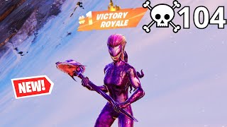 104 Elimination AGONY Solo Vs Squads quotZero Buildquot Gameplay WINS Fortnite Chapter 5 Season4 [upl. by Adnahcir]