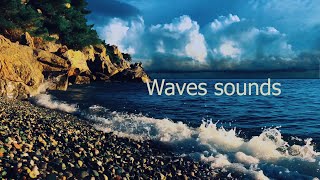 beach sounds for sleeping waves crashing sleep music ocean water sounds for sleeping [upl. by Verada]