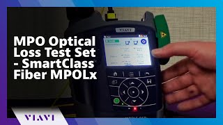 MPO Optical Loss Test Set  SmartClass Fiber MPOLx [upl. by Ecinej652]