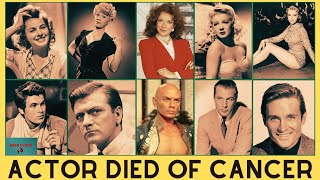 150 Actors Who Died Of Cancer  Then and now 2024 [upl. by Bridges]