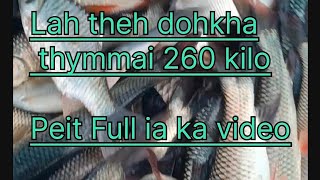 LA THEH DOKHA🎣 THYMMAI 260 KG PEIT FULL IA KA VIDEO PH NO 9856376219 FAMILY FISHING POND🎣 [upl. by Ohs674]