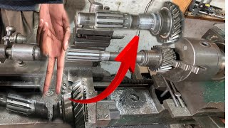 Check out how we fixed a broken countershaft great job [upl. by Lucia]