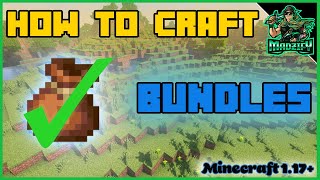 How to CRAFT and USE a BUNDLE  Minecraft Coming Soon [upl. by Sisson782]