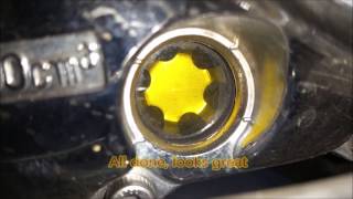 Yamaha V Star 650 Oil Change [upl. by Rogozen]