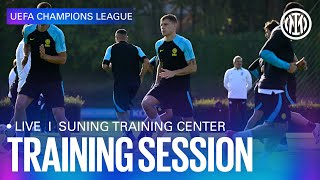 🔴 LIVE TRAINING  1 DAY UNTIL BAYERN  INTER ⚫🔵 IMInter BayernInter [upl. by Bertie]