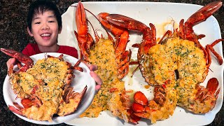 Kid Cooks Lobster Thermidor Recipe 🦞 Meals Kids can COOK [upl. by Eceinart]