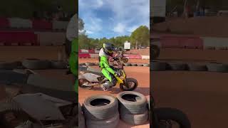 Fermin Aldeguer flat track training motorcycle dirtbiker [upl. by Oreves]