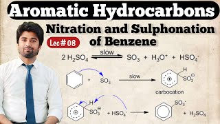 Nitration of Benzene Sulphonation of Benzene Nitration and Sulphonation of Benzene with Mechanism [upl. by Eceertal]