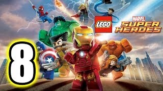 LEGO Marvel Super Heroes Walkthrough PART 8 PS3 Lets Play Gameplay TRUEHD QUALITY [upl. by Ecinaej]