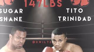 Felix Tito Trinidad vs Sugar Shane Mosley Fantasy Fight Prediction [upl. by Elfstan]