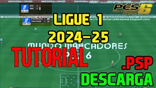 🇫🇷 TUTORIAL CÓMO HACER LOS TEAMNAMES DE LA LIGUE 1 202425 pes6 [upl. by Urson438]