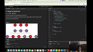 21 Merge Two Sorted Lists [upl. by Ruhtua]