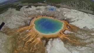 Grand Prismatic Drone [upl. by Nilyak411]