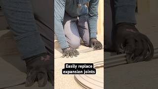 Easily replace your expansion joints with TrimASlab diy homeimprovement concreterepair [upl. by Artemla693]