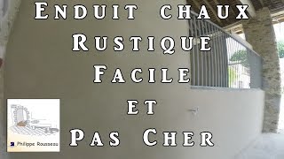 Enduit Chaux Rustique [upl. by Bernarr293]