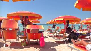 Le spiagge del Salento una giornata all’Orange Sun di Porto Cesareo [upl. by Sower]