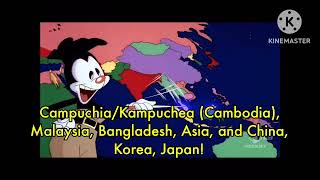 Yakkos World with Lyrics  Animaniacs [upl. by Yeliab311]