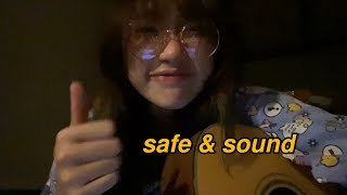 safe amp sound  Taylor Swift  cover acoustic version [upl. by Chellman]