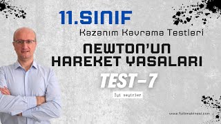 Newtonun Hareket Yasaları3  11Sınıf Kazanım Kavrama Testi7  2025  AYT [upl. by Ramsa]