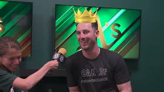 Kid Reporter Interviews Brent Rooker [upl. by Yendirb]