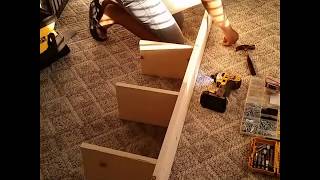 DIY 15 WOOD lack shelves IKEA dupe [upl. by Nerraf]