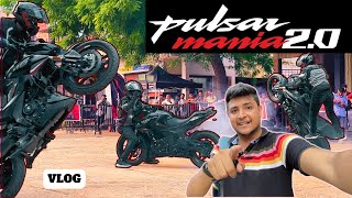 KHATARNAK STUNT SHOW  PULSAR MANIA 20  Pulsar n160  NS400 RIDE REVIEW   AGRA  VLOG [upl. by Aihseuqal]