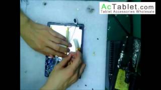 How an Allwinner A13 Q88 MID Android Tablet PC is made Assembly [upl. by Nimajaneb]