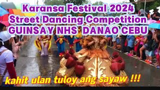 KARANSA FESTIVAL 2024 GUINSAY NHS Danao City Cebu STREET DANCING COMPETITION  Dance Video SEPT 15 [upl. by Bible]