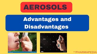 AEROSOLS I Advantages and Disadvantages of AEROSOLS I PHARMAPEDIA [upl. by Friedrich259]