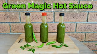 Lacto Fermented GREEN Hot Sauce Easy Homemade Hot Sauce Recipe [upl. by Fausta]