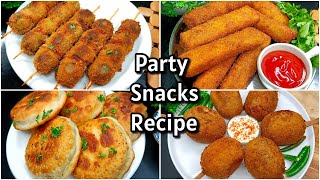 10 Minutes Potato and Bread Snacks  Party Snacks Recipes  New Recipe  Easy Snacks  Recipe [upl. by Ziwot]