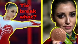 Aliya Mustafina winning bronze medals in last minute for 3 minutes straight [upl. by Abisia]