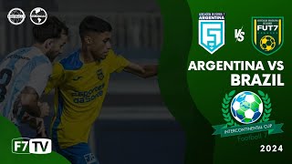 INTERCONTINENTAL CUP 2024  ARGENTINA X BRAZIL [upl. by Nire]