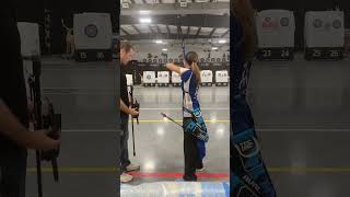 Recurve Archery Tournament  That Recurve Archer archery thatrecurvearcher shorts [upl. by Ojyllek]