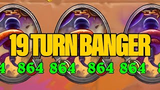 A 19 Turn Masterpiece of a Squid Game  Dogdog Hearthstone Battlegrounds [upl. by Siuluj]