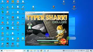 Typing speed game TYPER SHARK how to download and register freely [upl. by Aneerbas]