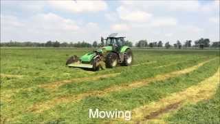 Zuidberg front 3point hitch and front PTO in practice [upl. by Dinnage]