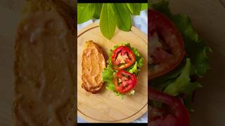 Toast of the day 🥪🥗🌺 shortvideo viralvideo explorepag [upl. by Odelinda]