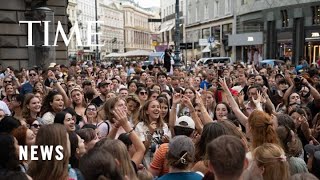 Taylor Swift Fans React to Cancellation of Her Vienna Concerts After A Planned Terrorist Attack [upl. by Nnahoj566]