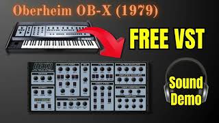 UNBELIEVABLE The stunning sounds of the OBXD Free Oberheim OBX [upl. by Kirad358]