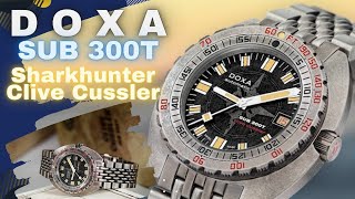 New Release  Doxa SUB 300T Sharkhunter Clive Cussler [upl. by Otinauj834]