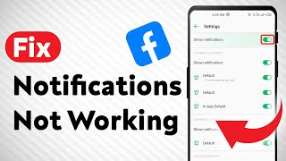 How to Fix Facebook Notifications Not Working Updated [upl. by Plerre295]