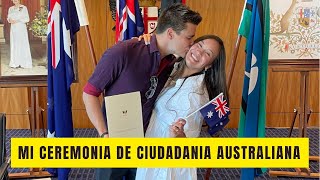 YA SOY CIUDADANA AUSTRALIANA 😱🇦🇺 Así fue la ceremonia de la ciudadanía 😃 [upl. by Theda]